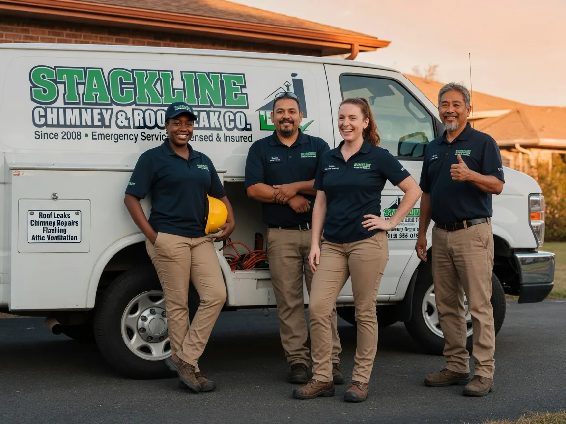 Chimney flashing repair company in Josephine, TX